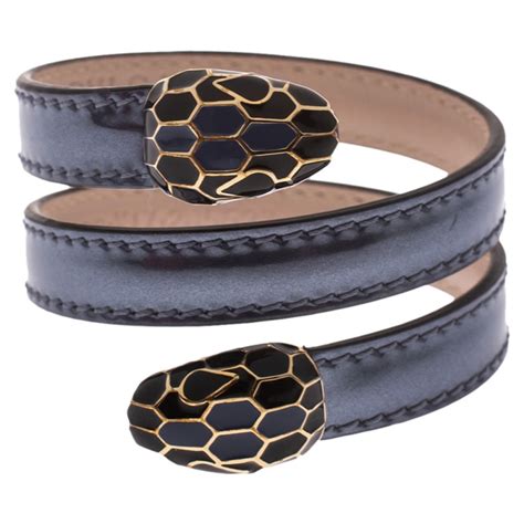 serpenti forever leather bracelet